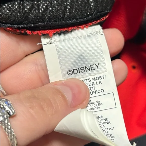 Adidas Disney Minnie Mouse Golf Hat Red Strapback OSFM Embroidered Cap - Picture 4 of 4